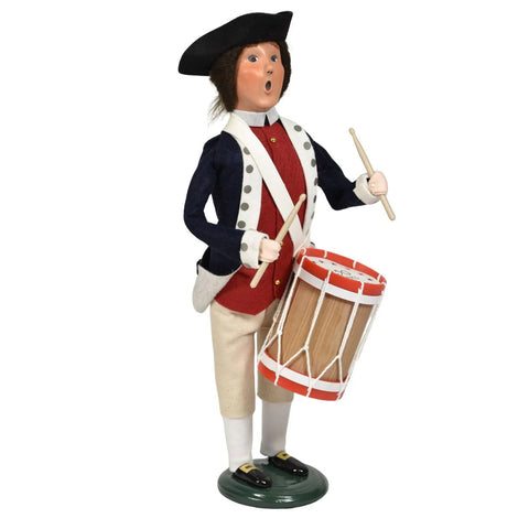 Revolutionary Drummer 1776 Caroler Figurine, 13"