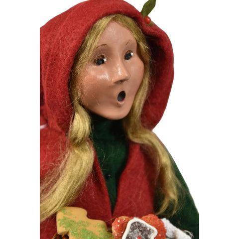Woman Selling Cookies Caroler Figurine, 13"