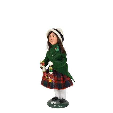 Ornament Family Girl Caroler Figurine, 10"