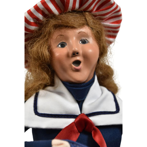 Lady Liberty Caroler Figurine, 13"