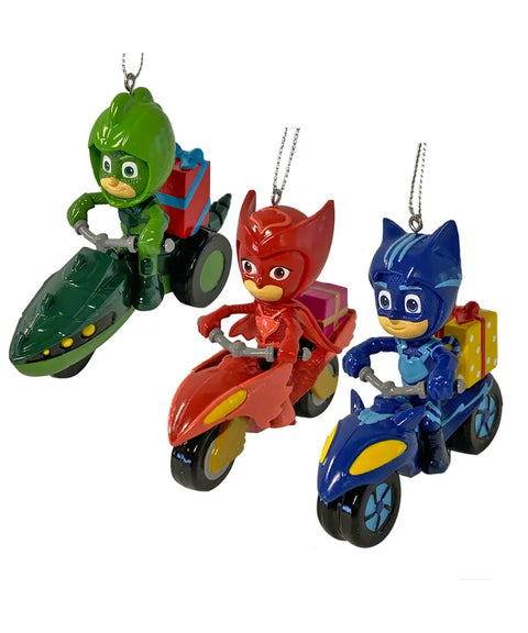 PJ Masks© With Vehicle Ornaments, 3 Piece Set