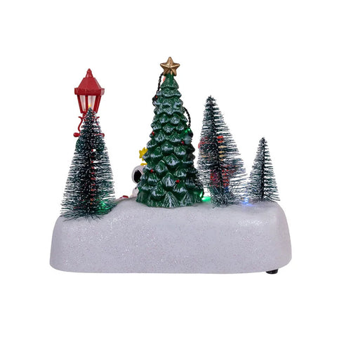 Peanuts© Lighted Animated Musical Caroling Choir Table Piece