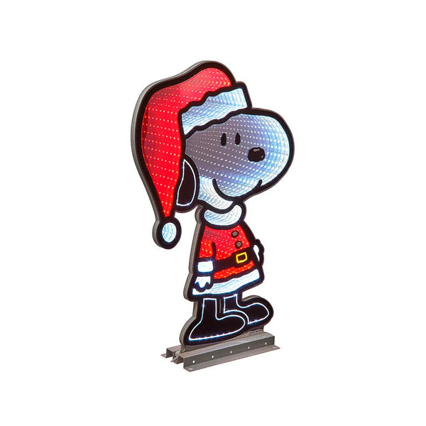 【希少】　特大　スヌーピーライト　サンタ Peanuts© Snoopy Infinity Light, 23.6