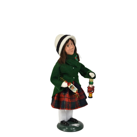 Ornament Family Girl Caroler Figurine, 10"