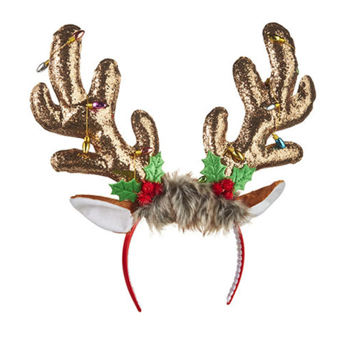 Reindeer Antler Headband, 15"