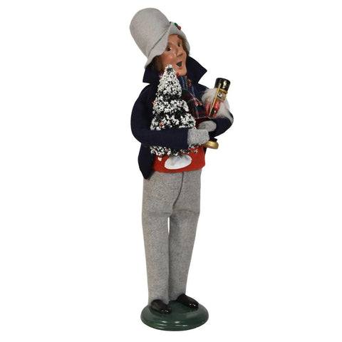 Nutcracker Family Man Caroler Figurine, 13"