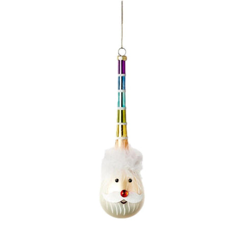 Glass Rainbow Santa/Snowman Ornament, 8" (2 styles - sold individually)