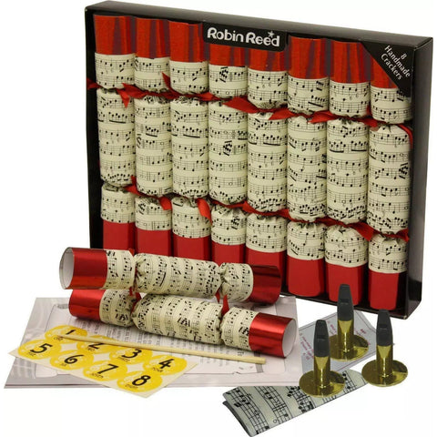 Concerto with Musical Whistles Party Crackers, 10" (Set of 8)