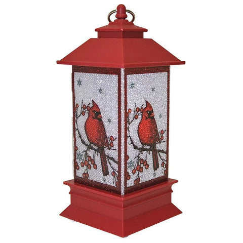 Lighted Cardinal Lantern, 5"