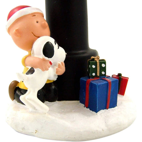 Christmas Charlie & Snoopy Flicker Night-Light, 7.25"