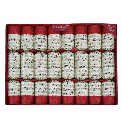 Concerto with Musical Whistles Party Crackers, 10" (Set of 8)