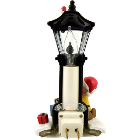 Christmas Charlie & Snoopy Flicker Night-Light, 7.25"