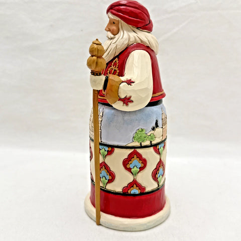 Jim Shore Heartwood Creek Noel Baba Turkish Santa Figurine, 7"