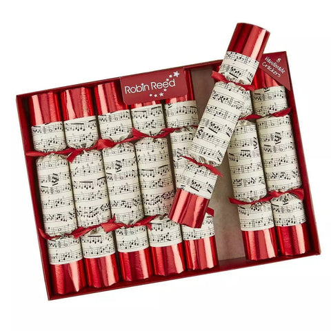 Concerto with Musical Whistles Party Crackers, 10" (Set of 8)