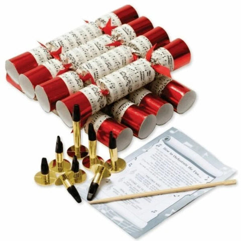 Concerto with Musical Whistles Party Crackers, 10" (Set of 8)