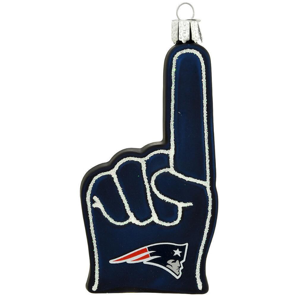 New England Patriots Foam Finger Ornament