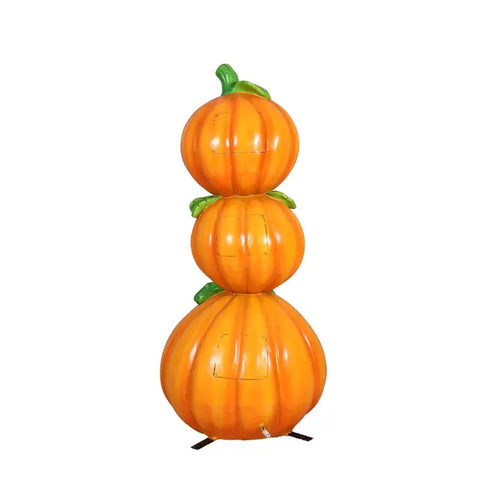 Silly Jack O' Lantern Pumpkin Stack Figure, 60"