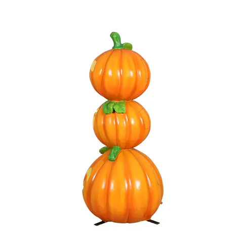Silly Jack O' Lantern Pumpkin Stack Figure, 60"