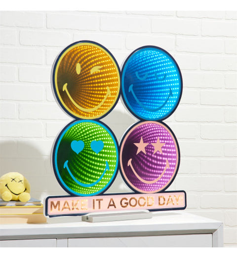 SmileyWorld Good Day Infinity Light w/UL Plug, 24", Acrylic