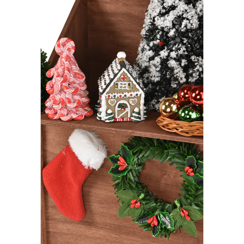 Christmas Market Stall Display Accessory Figurine, 18.5"