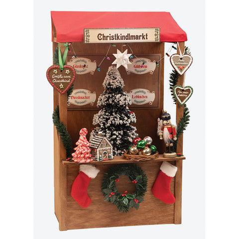 Christmas Market Stall Figurine, 18.5"