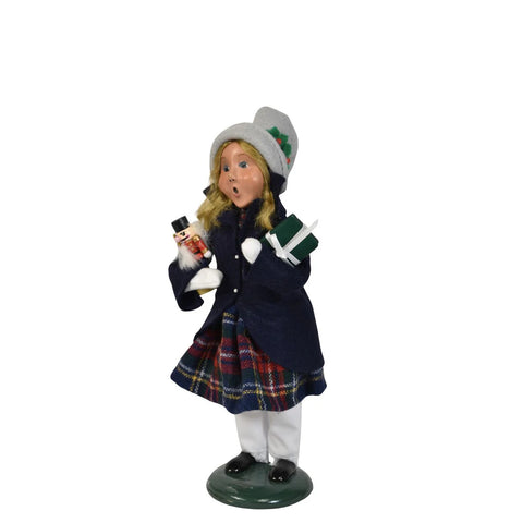 Nutcracker Family Girl Caroler Figurine, 10"