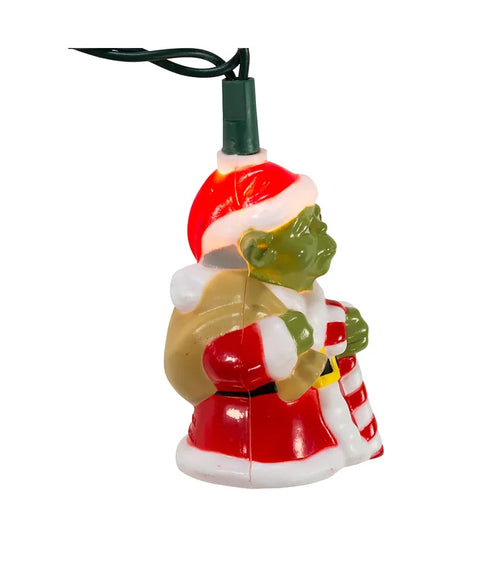 11.5' UL 10-Light Star Wars™ Yoda In Santa Suit Light Set