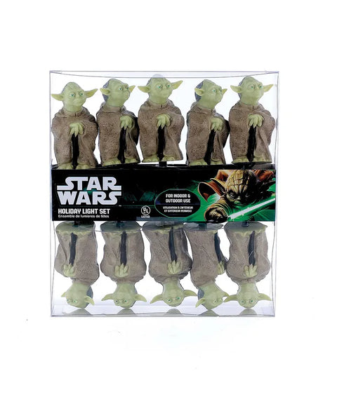 11.5' UL 10-Light Star Wars™ Yoda Light Set