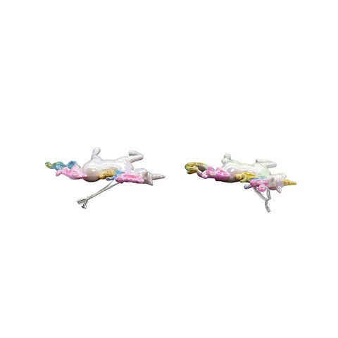 White Iridescent Unicorn Ornaments (2 Styles – Sold individually)