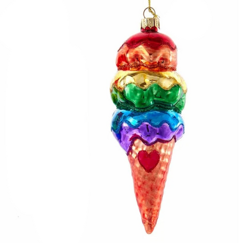 Pride Ice Cream Cone and Popsicle Ornaments (2 Styles – Sold individually)