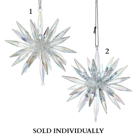 Starburst Ornaments (2 Styles – Sold individually)