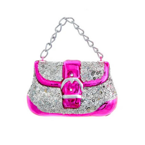 Glass Purse Ornaments (2 Styles – Sold individually)