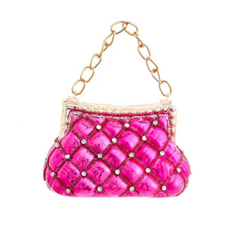 Glass Purse Ornaments (2 Styles – Sold individually)