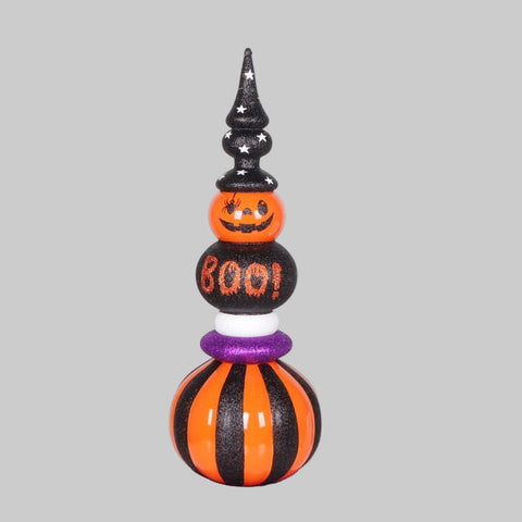 Jumbo "Halloween Boo!" Finial, 33" (Multicolor)