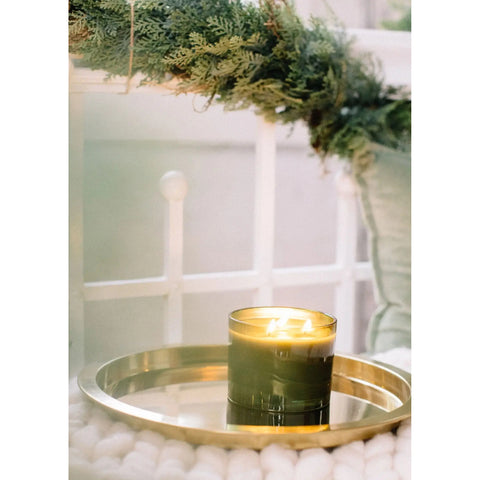 Frasier Fir Poured 3-Wick Candle, 17 oz (Green)