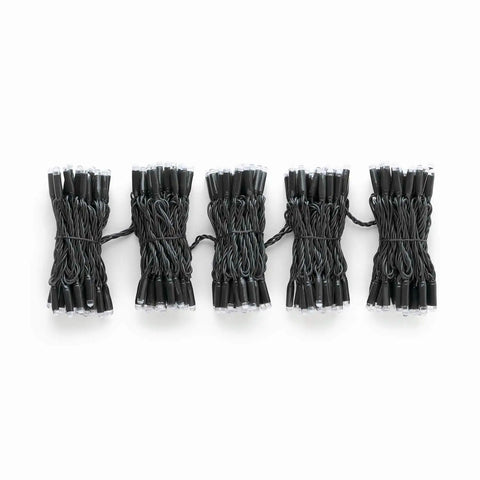 Twinkly Pro Curtain, 5x50 RGBW LEDs, PLC, Black Wire