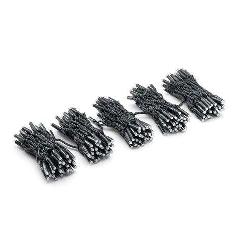 Twinkly Pro Curtain, 5x50 RGBW LEDs, PLC, Black Wire