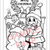 Twas The Night Before Christmas Travel Tablet Coloring Book