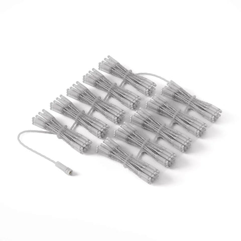 Twinkly Plus Curtain, 10x25 RGBW LEDs, PLC, Clear Wire