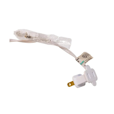 UL 10-Light Silver & Ivory Angel Treetop, 14"