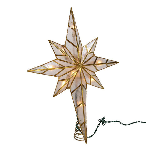 UL 10L Capiz Bethlehem Star Treetop, 12"