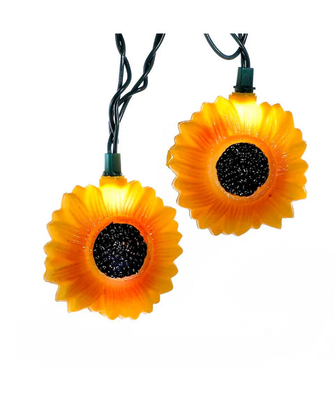 11.5' UL 10-Light Sunflower Light Set