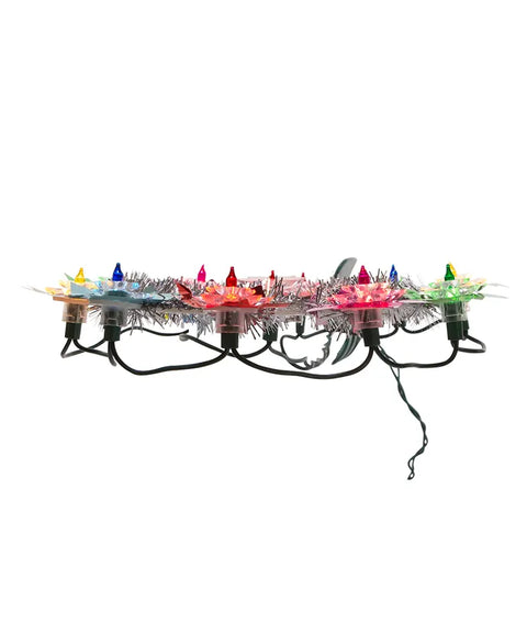 11-Light Multicolored Retro Reflector Treetop, 11" (UL)