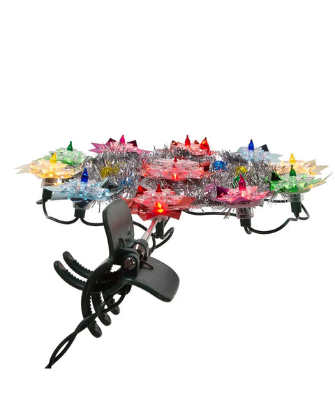 11-Light Multicolored Retro Reflector Treetop, 11" (UL)