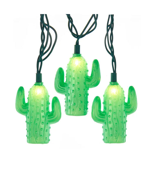 12' UL 10-Light Cactus Light Set