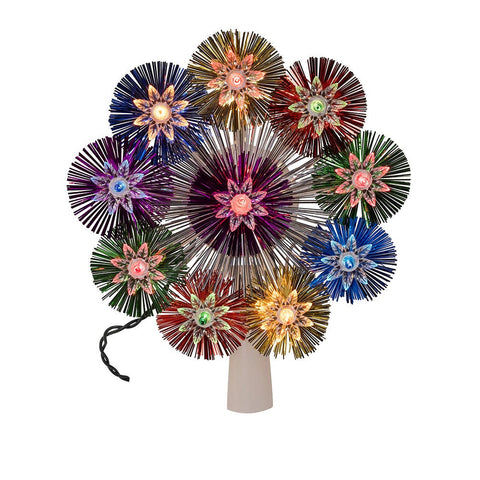 UL 10L Multicolor 9-Point Retro Star Treetop, 8.5"