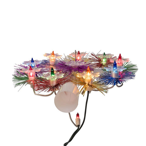 UL 10L Multicolor 9-Point Retro Star Treetop, 8.5"
