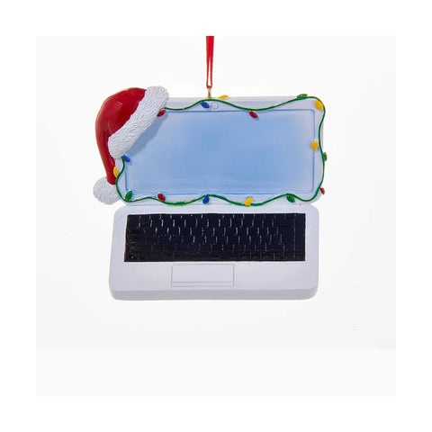 Laptop Ornament For Personalization, 3.25"