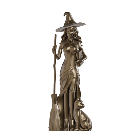 Witch Statue (Bronze)