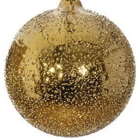 Glass Beaded Ball Ornament, 6" (150mm)